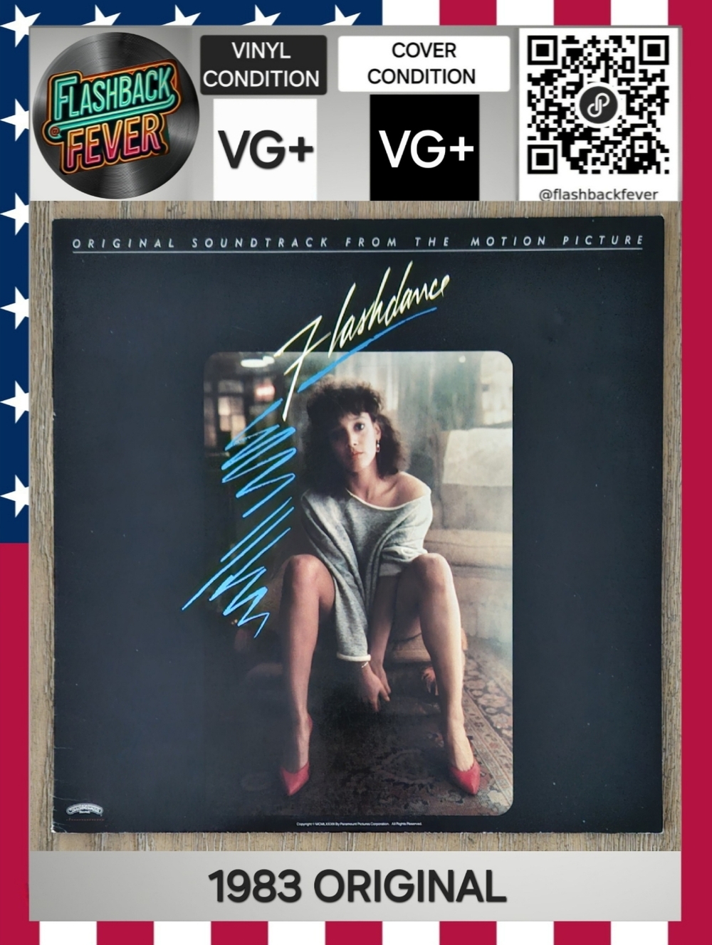 FLASHDANCE•(Original Soundtrack...)•1983 US (#422-811 492)#72 Richmond Pressing